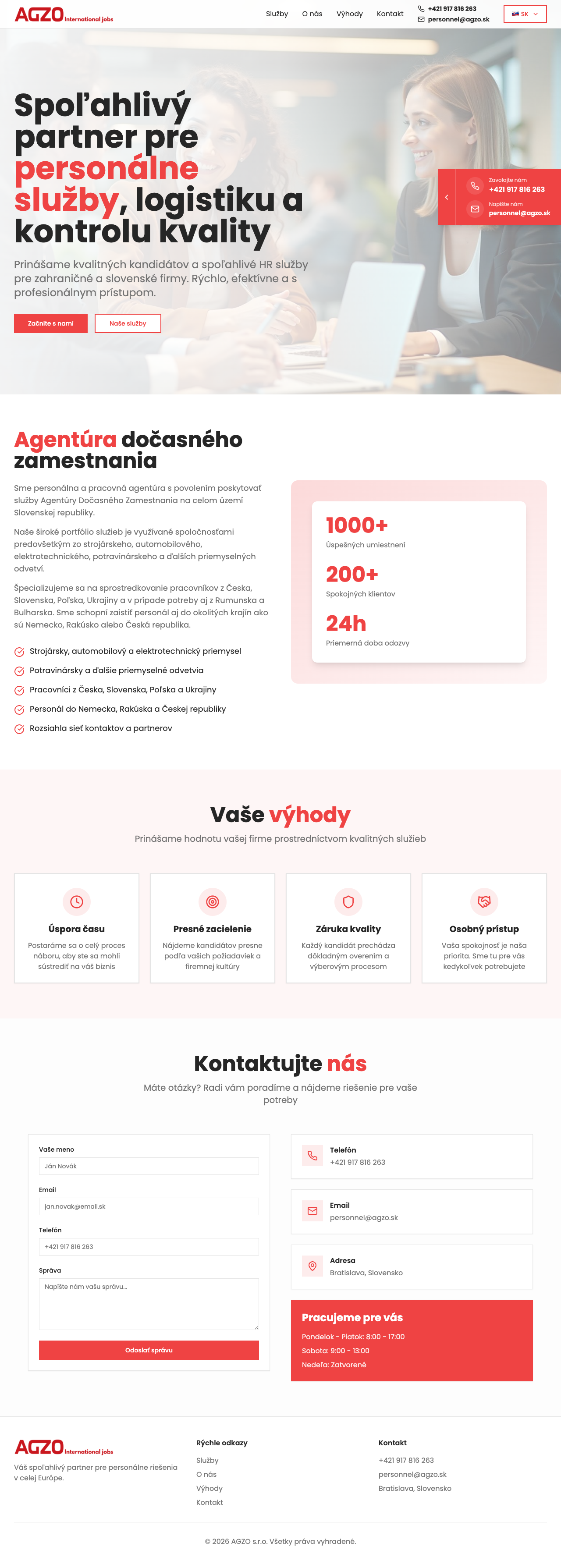 agzo.sk — Spoľahlivý partner pre personálne služby